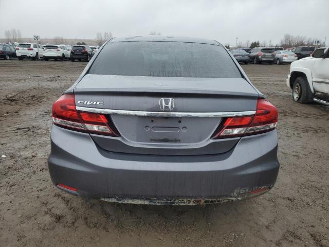 2HGFB2E52EH029038 - 2014 HONDA CIVIC LX GRAY photo 6