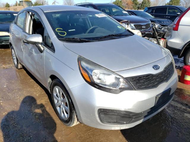 KNADM4A39C6087112 - 2012 KIA RIO LX SILVER photo 1