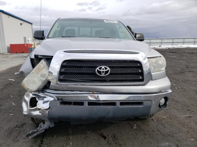 5TFBT54158X011871 - 2008 TOYOTA TUNDRA DOUBLE CAB SILVER photo 5