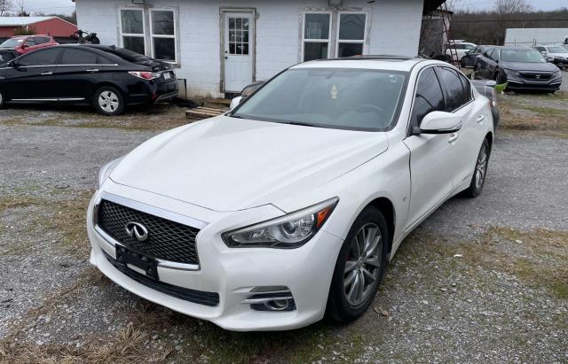 JN1BV7AR9FM413152 - 2015 INFINITI Q50 BASE WHITE photo 2