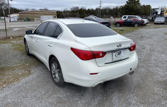 JN1BV7AR9FM413152 - 2015 INFINITI Q50 BASE WHITE photo 3