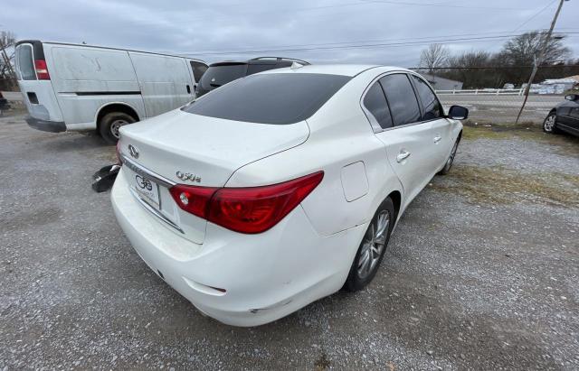 JN1BV7AR9FM413152 - 2015 INFINITI Q50 BASE WHITE photo 4