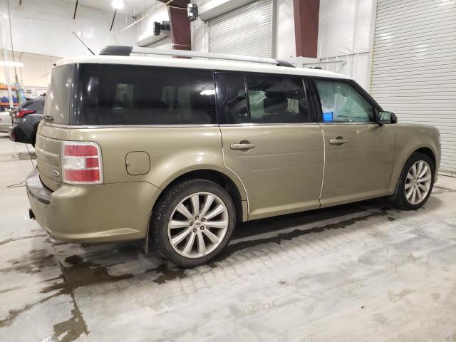 2FMHK6C80DBD00865 - 2013 FORD FLEX SEL GREEN photo 3