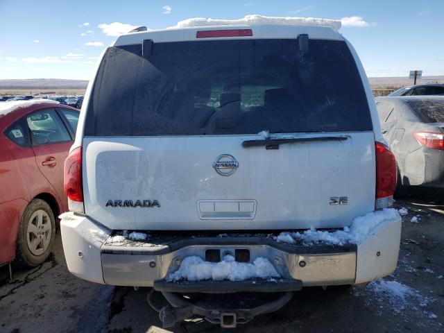 5N1AA08C47N707899 - 2007 NISSAN ARMADA SE WHITE photo 6