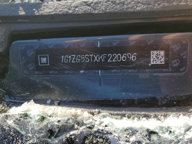 1G1ZG5STXKF220696 - 2019 CHEVROLET MALIBU RS CHARCOAL photo 12