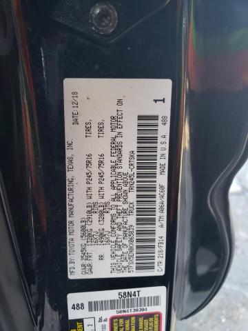 5TFSX5EN8KX065839 - 2019 TOYOTA TACOMA ACCESS CAB ლურჯი ფოტო 12