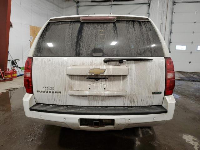 1GNSKJE39BR385172 - 2011 CHEVROLET SUBURBAN K1500 LT WHITE photo 6