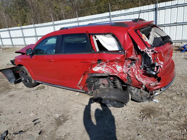 3C4PDDGG1KT848861 - 2019 DODGE JOURNEY CROSSROAD RED photo 2