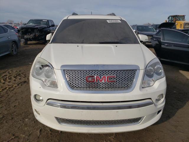 1GKKVTED2BJ245021 - 2011 GMC ACADIA DENALI WHITE photo 5