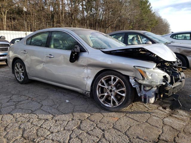 1N4AA5AP7CC802192 - 2012 NISSAN MAXIMA S SILVER photo 4