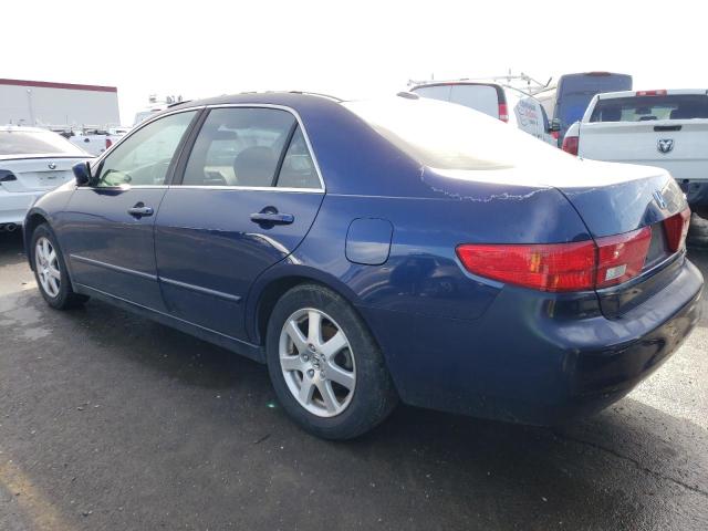 1HGCM66535A031740 - 2005 HONDA ACCORD EX BLUE photo 2