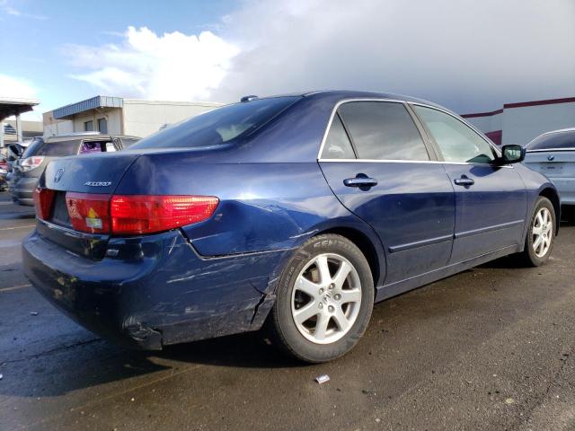 1HGCM66535A031740 - 2005 HONDA ACCORD EX BLUE photo 3