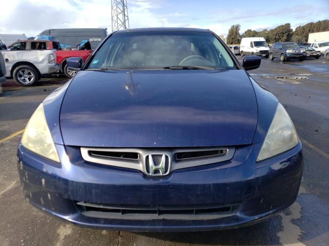 1HGCM66535A031740 - 2005 HONDA ACCORD EX BLUE photo 5