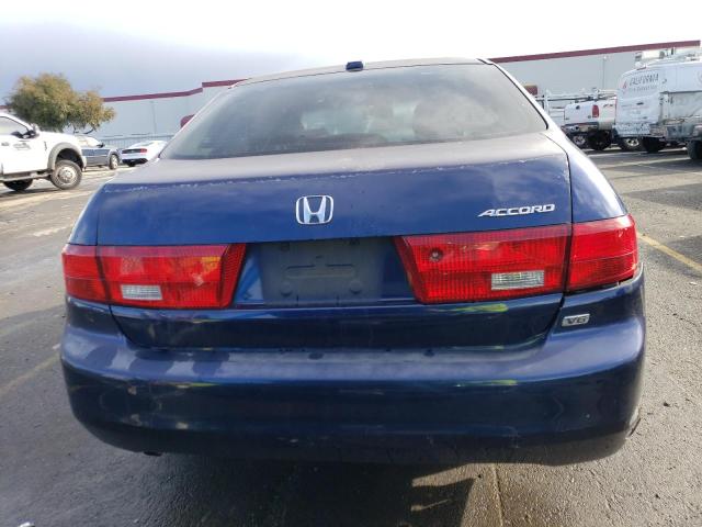 1HGCM66535A031740 - 2005 HONDA ACCORD EX BLUE photo 6