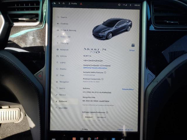 5YJSA1E2XJF281247 - 2018 TESLA MODEL S 石墨色 照片 9