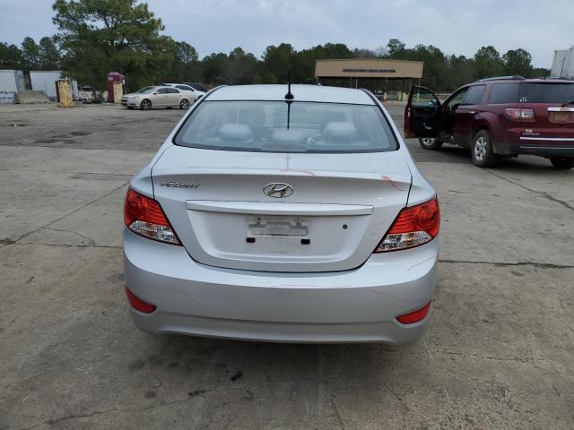 KMHCT4AE0EU716172 - 2014 HYUNDAI ACCENT GLS SILVER photo 6