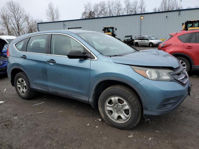 5J6RM4H3XDL056334 - 2013 HONDA CR-V LX BLUE photo 4