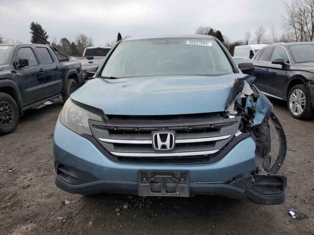 5J6RM4H3XDL056334 - 2013 HONDA CR-V LX BLUE photo 5