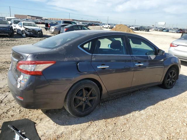 3N1AB7AP5EL658459 - 2014 NISSAN SENTRA S GRAY photo 3