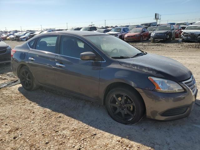 3N1AB7AP5EL658459 - 2014 NISSAN SENTRA S GRAY photo 4