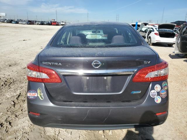 3N1AB7AP5EL658459 - 2014 NISSAN SENTRA S GRAY photo 6