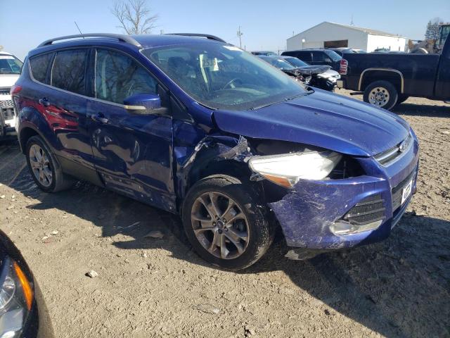 1FMCU0J98EUB17447 - 2014 FORD ESCAPE TITANIUM BLUE photo 4