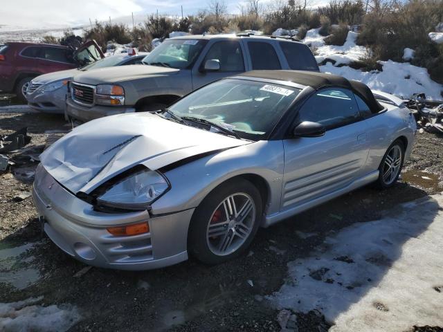 4A3AE75H23E001894 - 2003 MITSUBISHI ECLIPSE SPYDER GTS SILVER photo 1