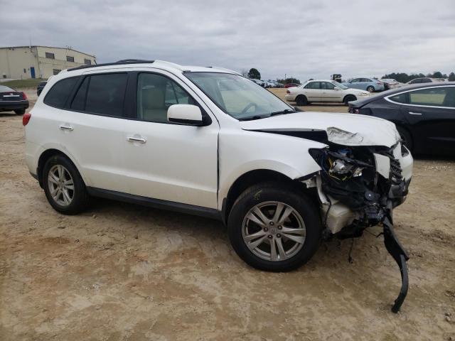 5XYZKDAG5CG105331 - 2012 HYUNDAI SANTA FE LIMITED WHITE photo 4