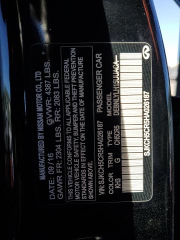 SJKCH5CR5HA026187 - 2017 INFINITI QX30 BASE BLACK photo 12