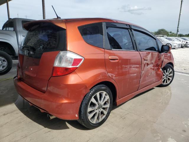 JHMGE8H54CC036712 - 2012 HONDA FIT SPORT ORANGE photo 3