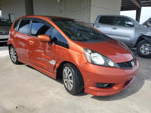 JHMGE8H54CC036712 - 2012 HONDA FIT SPORT ORANGE photo 4