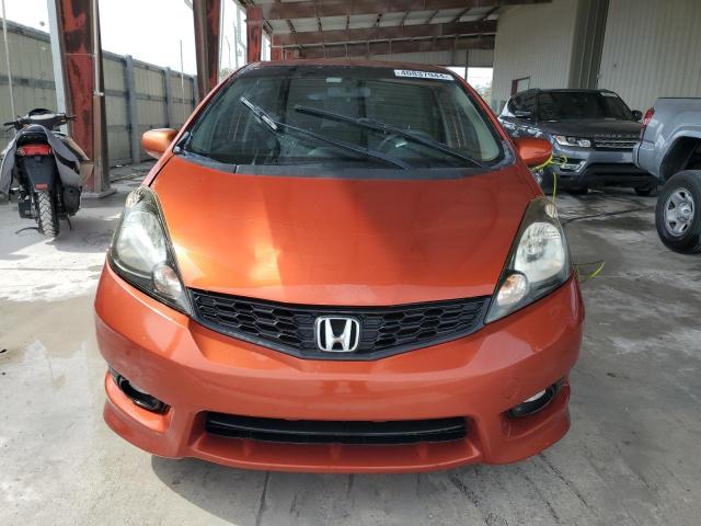 JHMGE8H54CC036712 - 2012 HONDA FIT SPORT ORANGE photo 5