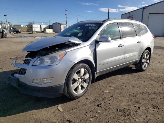 1GNKVLED7CJ186567 - 2012 CHEVROLET TRAVERSE LTZ SILVER photo 1