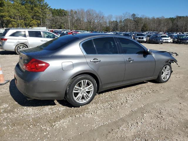 JN1CV6AR9CM671603 - 2012 INFINITI G37 GRAY photo 3