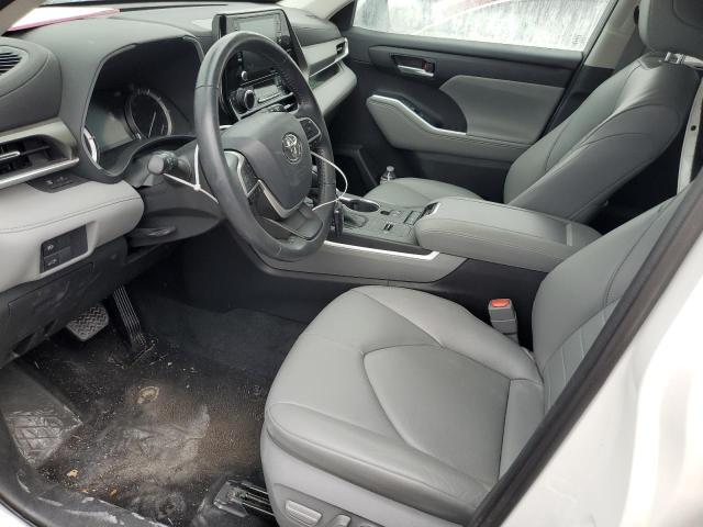 5TDGZRAH5NS094572 - 2022 TOYOTA HIGHLANDER XLE WHITE photo 7