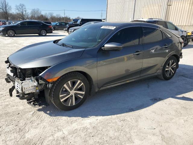 SHHFK7H38LU214766 - 2020 HONDA CIVIC LX GRAY photo 1