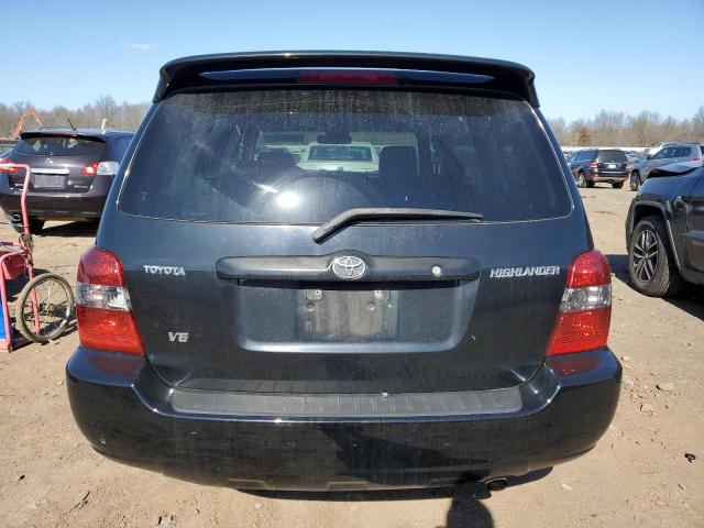 JTEDP21A140020680 - 2004 TOYOTA HIGHLANDER BASE BLACK photo 6