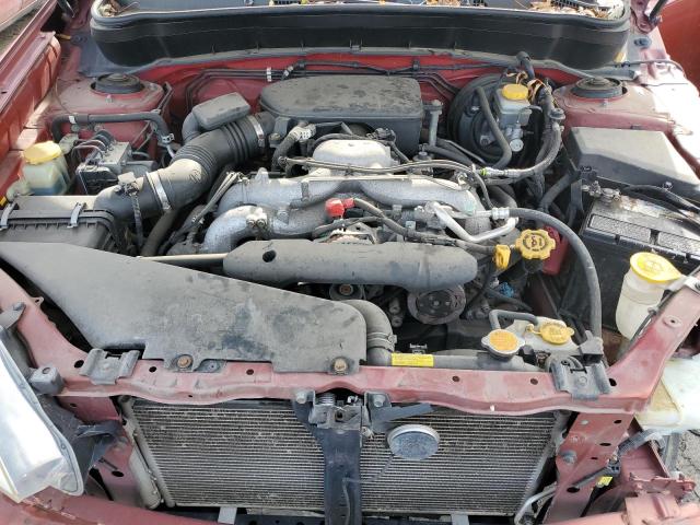 JF2SH6BC0AH796734 - 2010 SUBARU FORESTER XS Rouge photo 11