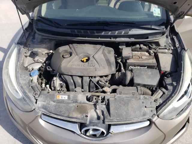 5NPDH4AE6GH739012 - 2016 HYUNDAI ELANTRA SE GRAY photo 11