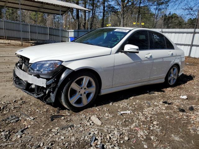 WDDGF5EB2BA466987 - 2011 MERCEDES-BENZ C 300 WHITE photo 1