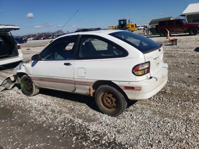 KNJLT05H3S6128622 - 1995 FORD ASPIRE WHITE photo 2