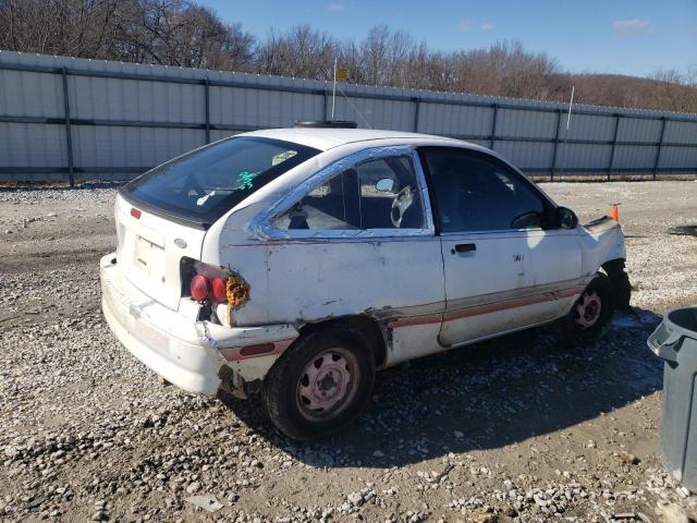 KNJLT05H3S6128622 - 1995 FORD ASPIRE WHITE photo 3