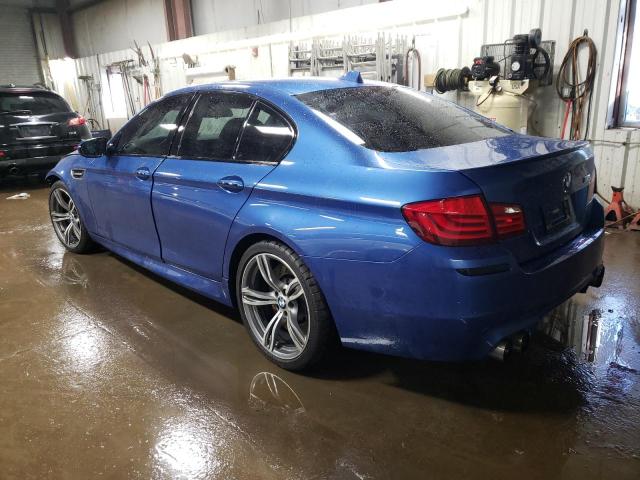 WBSFV9C57DD096577 - 2013 BMW M5 BLUE photo 2