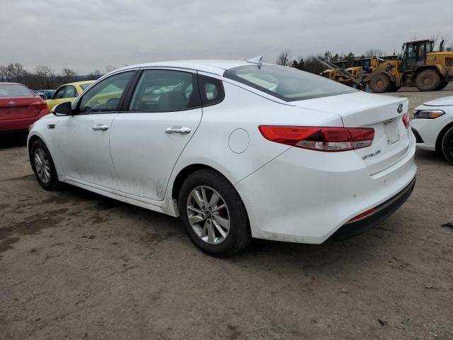 5XXGT4L36GG074471 - 2016 KIA OPTIMA LX WHITE photo 2