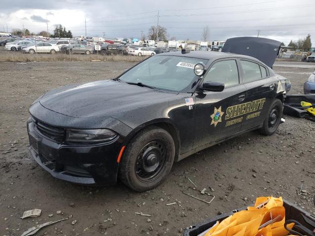 2C3CDXKTXKH757640 - 2019 DODGE CHARGER POLICE BLACK photo 1