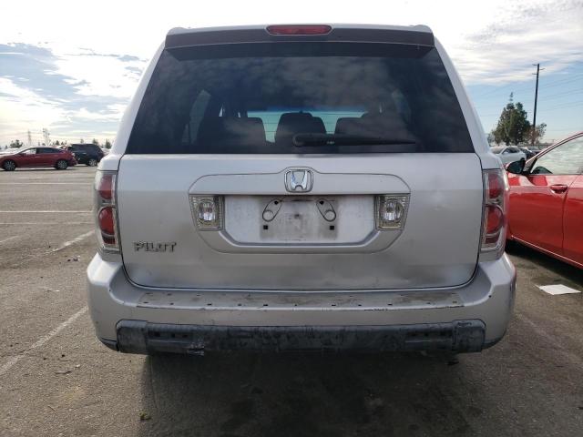 5FNYF28258B014055 - 2008 HONDA PILOT VP SILVER photo 6