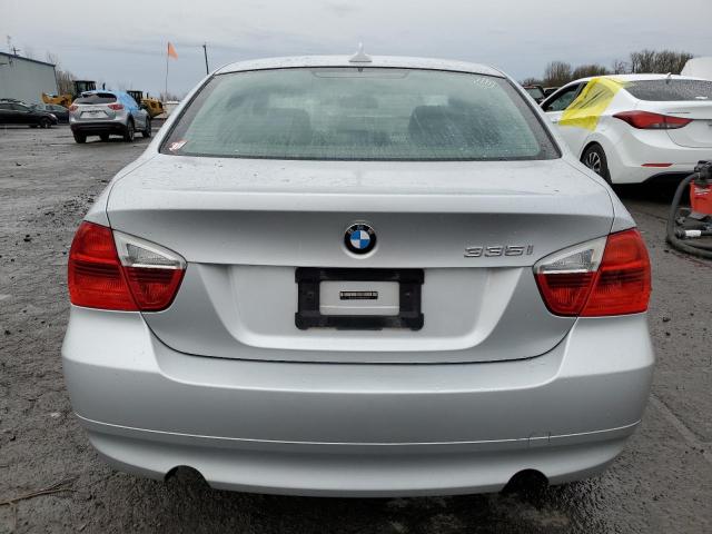 WBAVB73558KY64913 - 2008 BMW 335 I GRAY photo 6