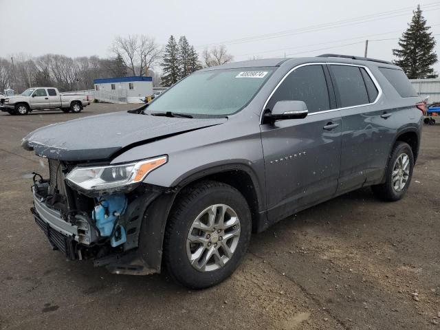 1GNEVGKW7KJ155019 - 2019 CHEVROLET TRAVERSE LT CHARCOAL photo 1