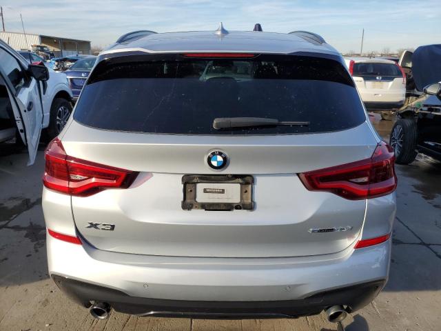 5UXTR7C52KLF29147 - 2019 BMW X3 SDRIVE30I SILVER photo 6