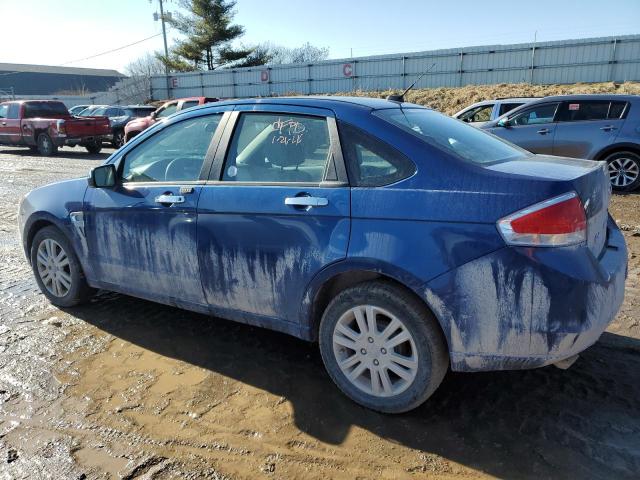 1FAHP35N38W152020 - 2008 FORD FOCUS SE BLUE photo 2